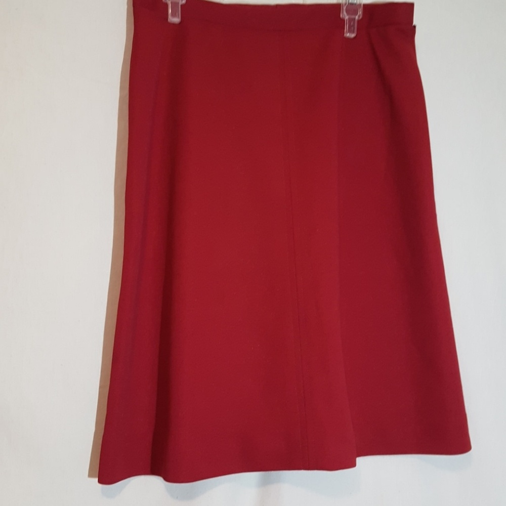 Vintage red A-line skirt